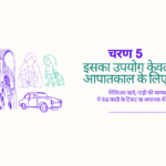 Emergency Fund Step 5 in Hindi — use it only for real emergencies like medical issues, job loss, or car repair.