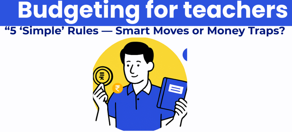 Budgeting for teachers — 5 simple rules to manage money smartly and avoid common traps | Chalk2Wealth