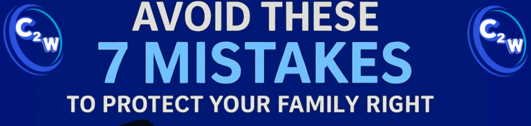 Term Insurance Mistakes Infographic featured image showing 7 errors teachers must avoid in 2025 for proper coverage and family protection