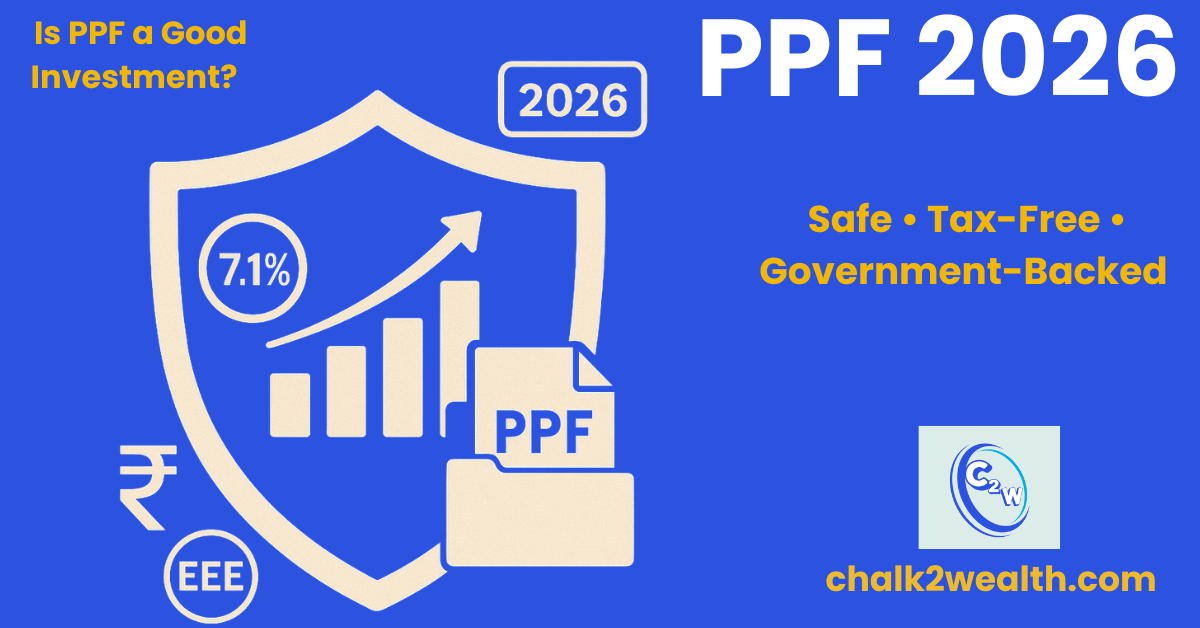 Is PPF a good investment in 2026 showing safe, tax-free, government-backed returns with 7.1% interest and EEE benefits