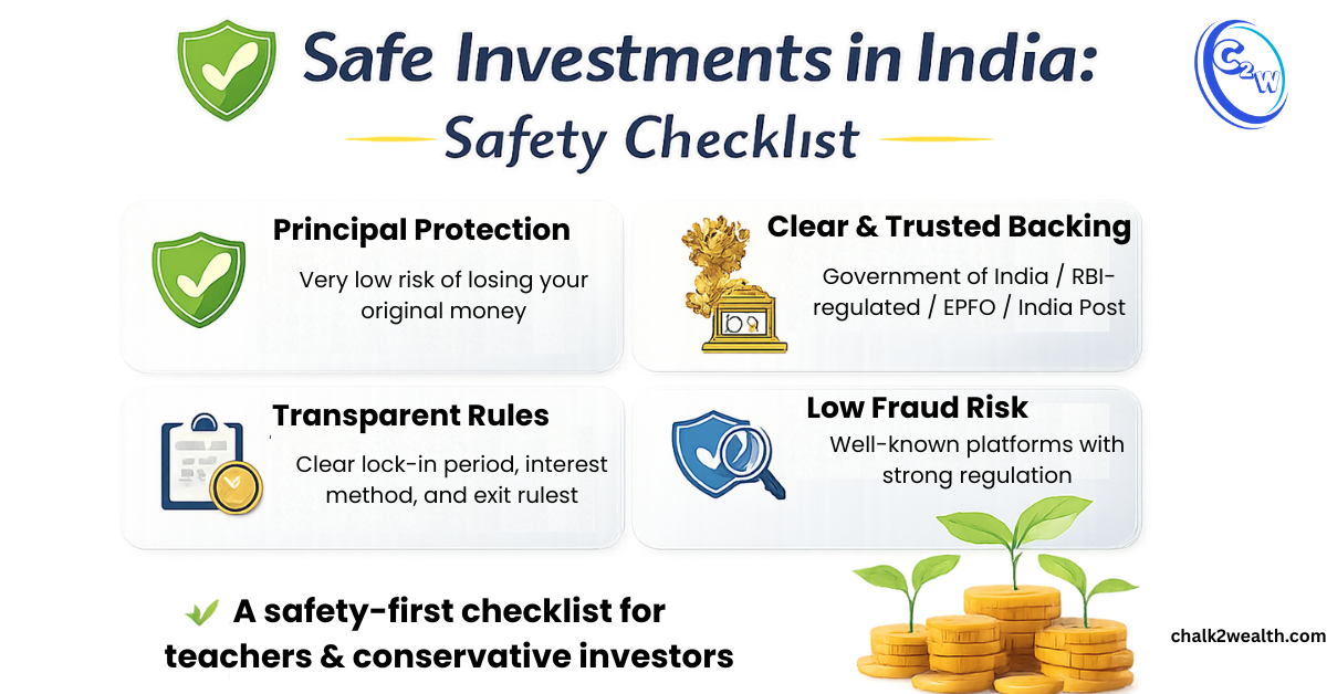 Safe Investments in India: How to Secure Your Savings from 2026 onwards