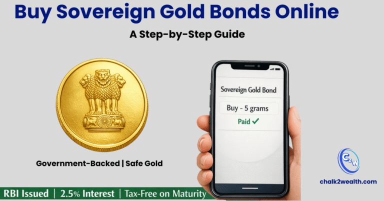 how to buy sovereign gold bonds online in India step by step
