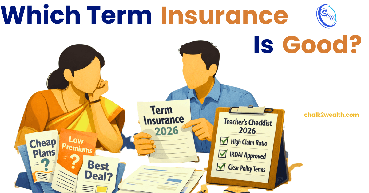 Which Term Insurance Is Good in India? Teacher’s Checklist (2026)