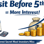 PPF interest calculation rule showing deposit before 5th of month to earn more interest in India