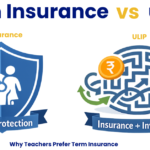 Term Insurance vs ULIP comparison showing pure protection versus insurance and investment for teachers